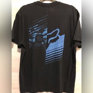 Fox Tshirt Black & blue mens